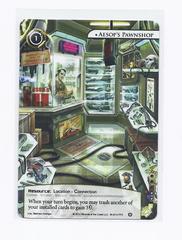 Netrunner LCG: Aesop's Pawnshop 2015 promo card